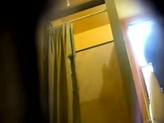 Watch this spy webcam clip of your friend's ex-wife flashing her butt while taking a shower.